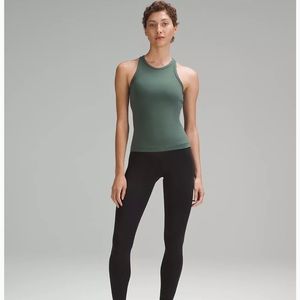 Lululemon Align tank, dark forest green, size 6